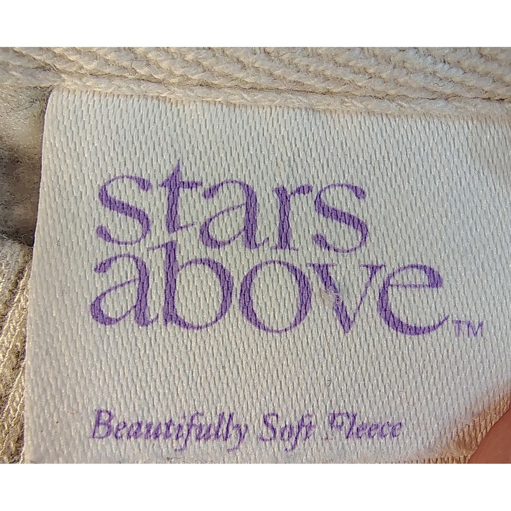 Stars Above Beautifully Soft Fleece Crewneck Sweatshirt Gray Womens Loungewear S - Picture 2 of 8